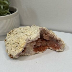 Natural Pink Amethyst Crystal Geode